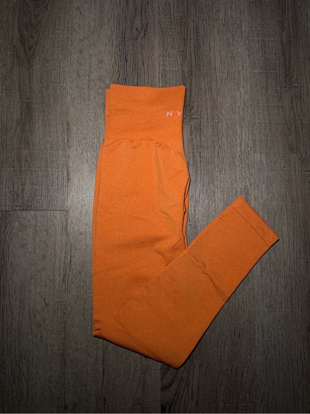 NVGTN Orange Seamless High Waisted Leggings Size S